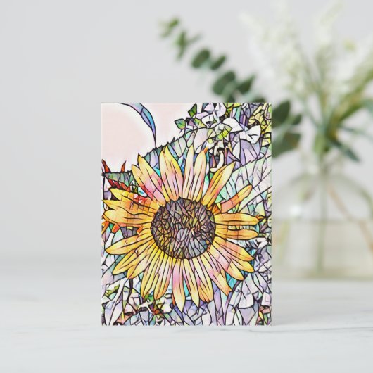 SUNFLOWER BRIEFKAART (Staand voorkant)