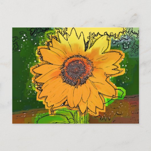 SUNFLOWER BRIEFKAART (Voorkant)