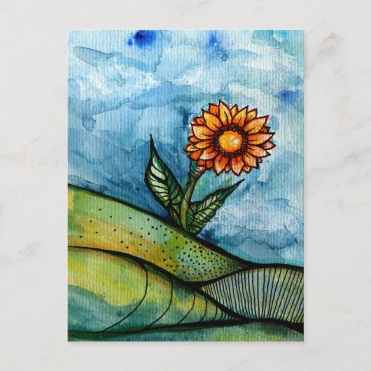 Sunflower                                          briefkaart (Voorkant)