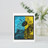 Sunflower Briefkaart (Staand voorkant)