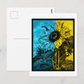 Sunflower Briefkaart (Voorkant / Achterkant)