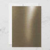 SUNFLOWER BRONZE BOTANICAL FLORAL EUCALYPTUS KAART (Achterkant)