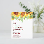 Sunflower BURGUNDY Sunflower Weddenschap (Staand voorkant)