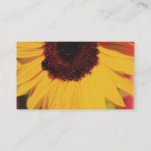 SUNFLOWER BUSINESS CARD TEMPLATE VISITEKAARTJE (Achterkant)