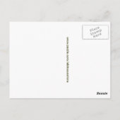 Sunflower Butterfly Friendship & Sunshine Briefkaart (Achterkant)