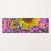 Sunflower Butterfly Yoga Mat (Achterkant (horizontaal))