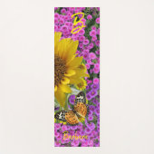 Sunflower Butterfly Yoga Mat (Voorkant)