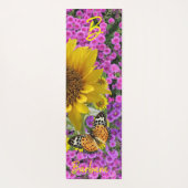 Sunflower Butterfly Yoga Mat (Achterkant)