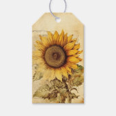 Sunflower Cadeaulabel (Voorkant)