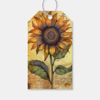 Sunflower Cadeaulabel