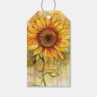 Sunflower Cadeaulabel