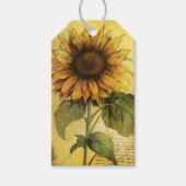 Sunflower Cadeaulabel (Voorkant)