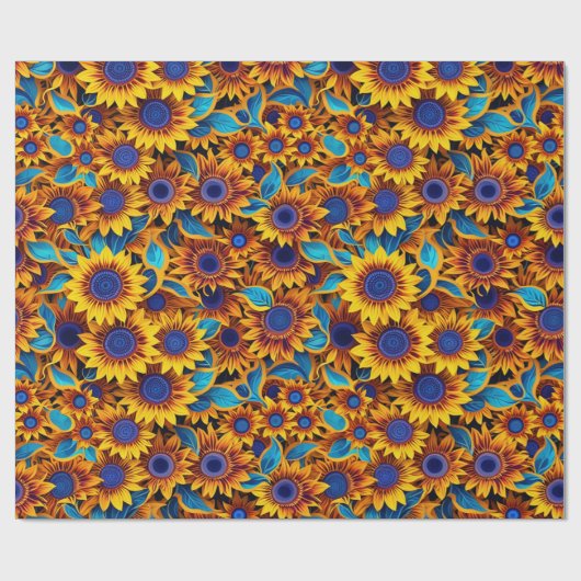 Sunflower  cadeaupapier (Vlak)