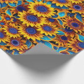 Sunflower  cadeaupapier (Hoek)