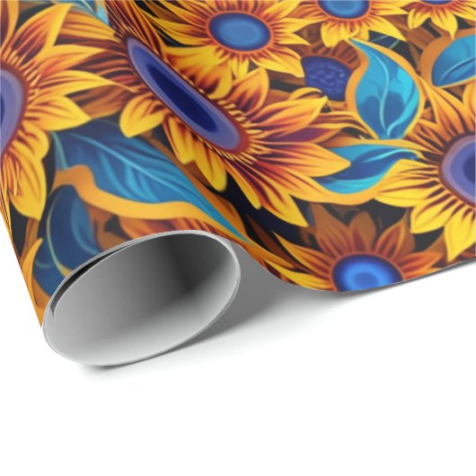 Sunflower  cadeaupapier (Rol Hoek)