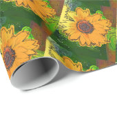 SUNFLOWER CADEAUPAPIER (Rol Hoek)