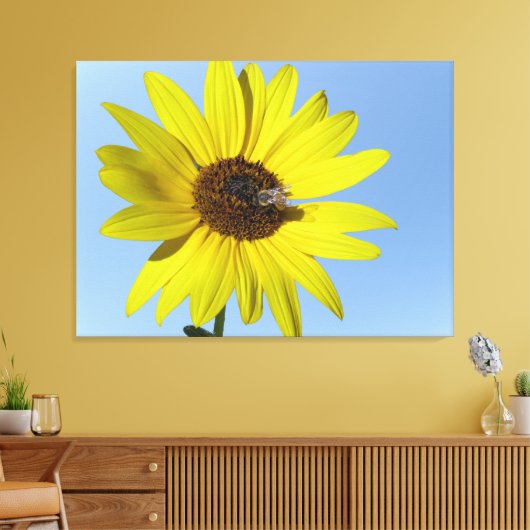 Sunflower Canvas (Insitu (Woonkamer))