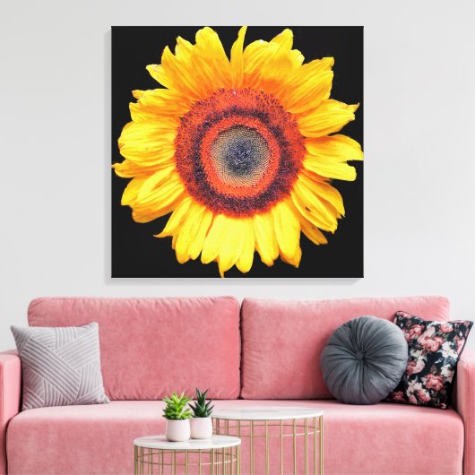 SUNFLOWER CANVAS AFDRUK (Insitu (Woonkamer))