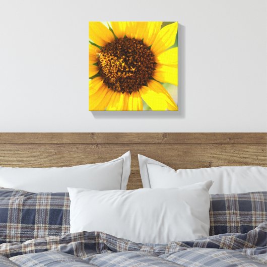 Sunflower Canvas Afdruk (Insitu (Slaapkamer))