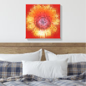 SUNFLOWER CANVAS AFDRUK (Insitu (Slaapkamer))