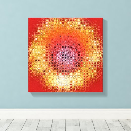 SUNFLOWER CANVAS AFDRUK (Insitu (Houten vloer))