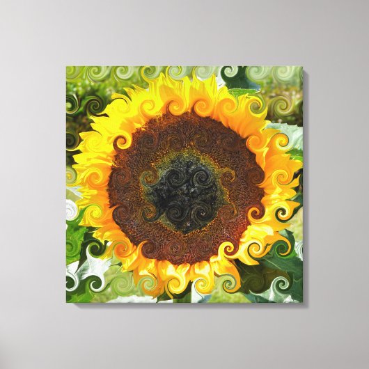 SUNFLOWER CANVAS AFDRUK (Voorkant)