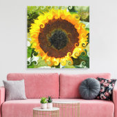 SUNFLOWER CANVAS AFDRUK (Insitu (Woonkamer))