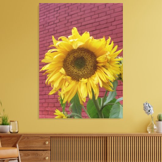 Sunflower Canvas Afdruk (Insitu (Woonkamer))