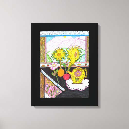 Sunflower Canvas Afdruk (Voorkant)