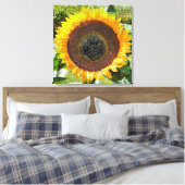 SUNFLOWER CANVAS AFDRUK (Insitu (Slaapkamer))