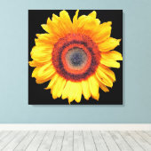 SUNFLOWER CANVAS AFDRUK (Insitu (Houten vloer))