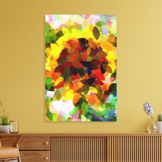 SUNFLOWER CANVAS AFDRUK (Insitu (Woonkamer))