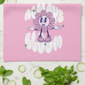 Sunflower Cartoon Quote  Theedoek (Gevouwen)