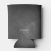 Sunflower Chalkboard Weddenschap Blikjeskoeler (Achterkant)