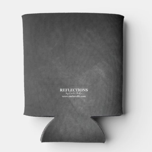 Sunflower Chalkboard Weddenschap Blikjeskoeler (Achterkant)