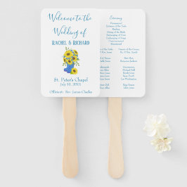 Sunflower Charm Wedding Handwaaier