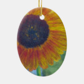 Sunflower Chow Keramisch Ornament (Achterkant)