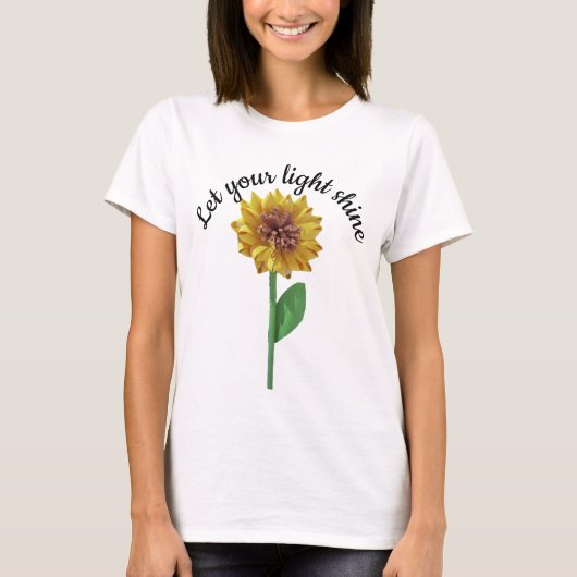 Sunflower christian t-shirt (Voorkant)