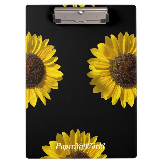 Sunflower Clipboard Klembord (Voorkant)