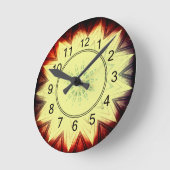 Sunflower Clock Ronde Klok (Hoek)