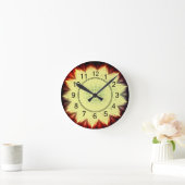 Sunflower Clock Ronde Klok (Huis)