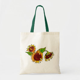 Sunflower Cluster Tote Bag