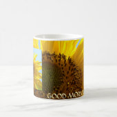 SUNFLOWER Coffee Mugs GOED MORNING SUNSHINE! Koffiemok (Center)