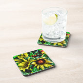 SUNFLOWER CORK ONDERZETTERS (Rechterzijde)