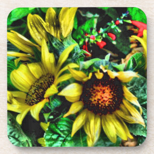 SUNFLOWER CORK ONDERZETTERS
