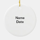 Sunflower Cowgirl Keramisch Ornament (Achterkant)