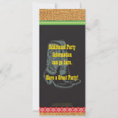 Sunflower Cowgirl Uitnodiging (Achterkant)