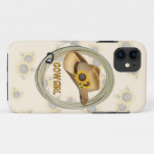 "Sunflower Cowgirl" Westerne IPhone 5 Hoesje (Achterkant (horizontaal))