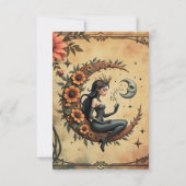 Sunflower Crescent Queen  Bedankkaart (Achterkant)