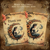 Sunflower Crescent Queen  Bedankkaart